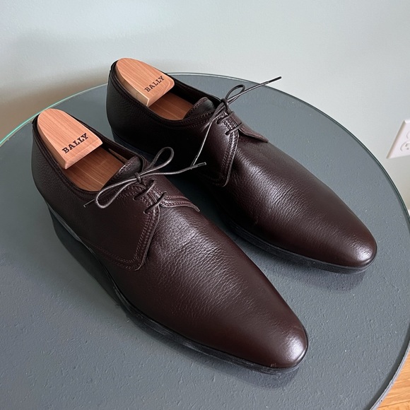 Bally Men's Leather Derby Shoe - Picture 3 of 6